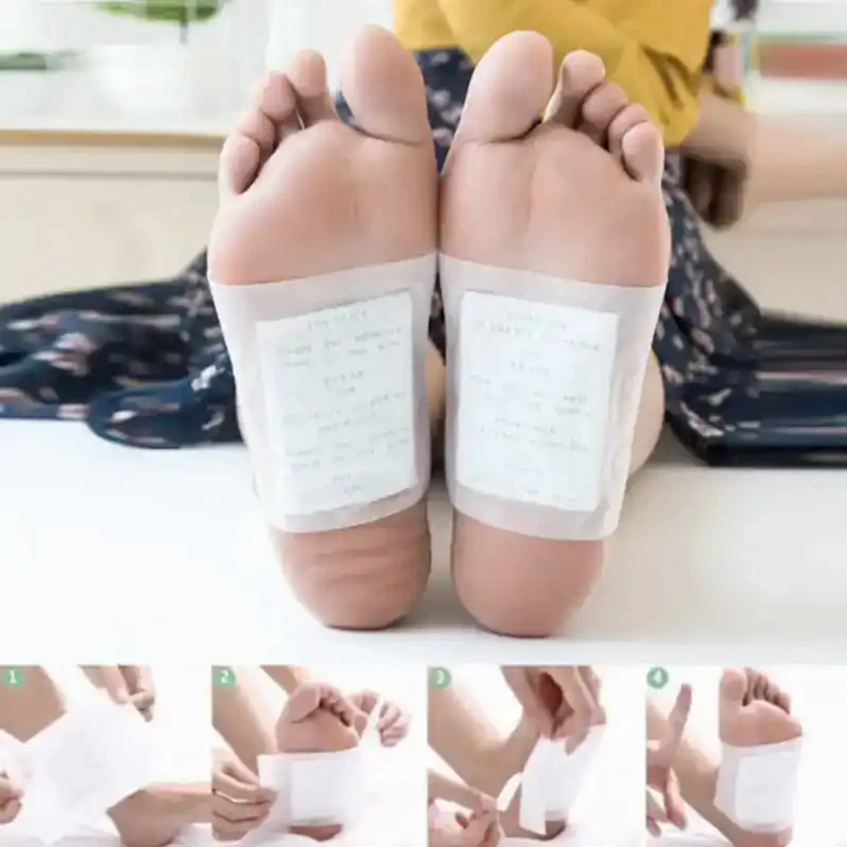 Original kinoki detox foot pad 2 Packet (20 pcs )
