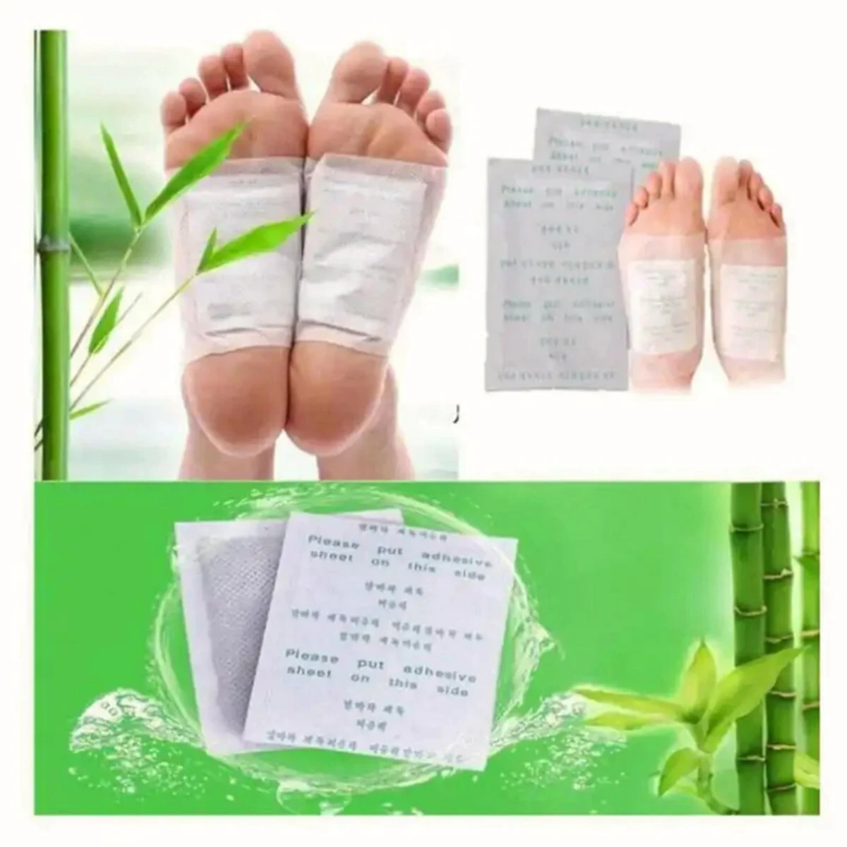 Original kinoki detox foot pad 2 Packet (20 pcs )