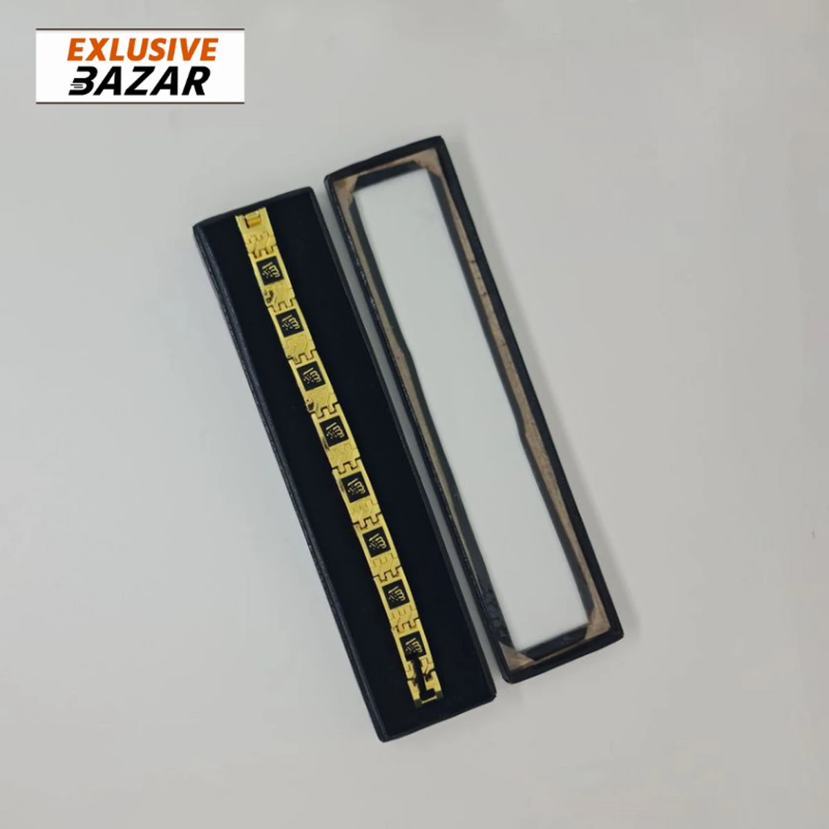 প্রিমিয়াম মাল্টিপল আল্লাহু ব্রেসলেট (গোল্ডেন কালার)