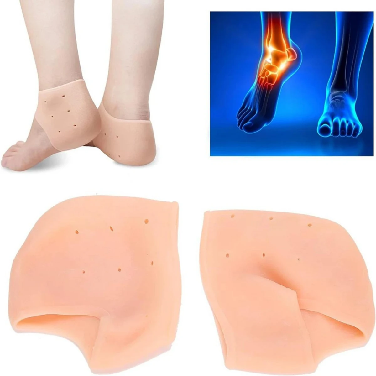 Original Silicone Heel Guard (৩ জোড়া )